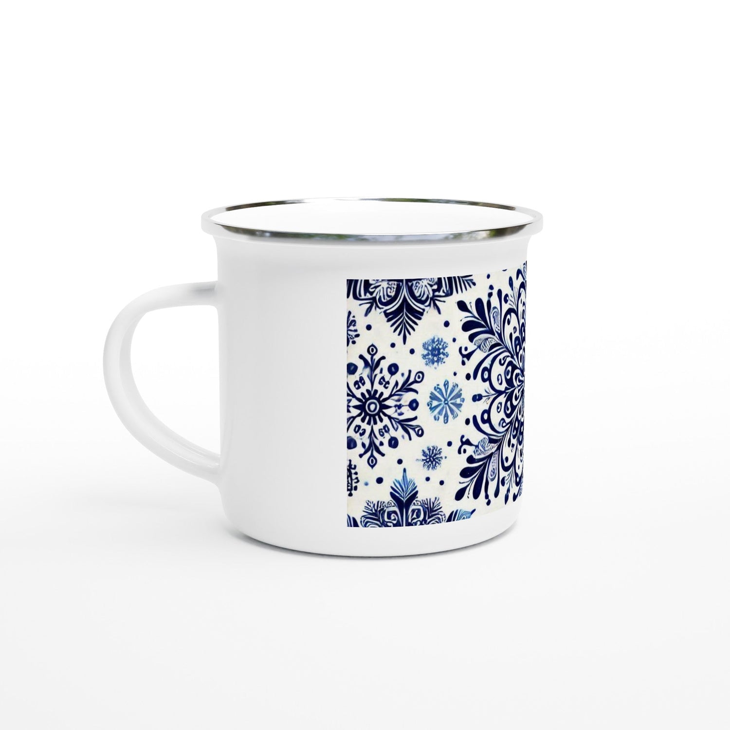 White 12oz Enamel Mug