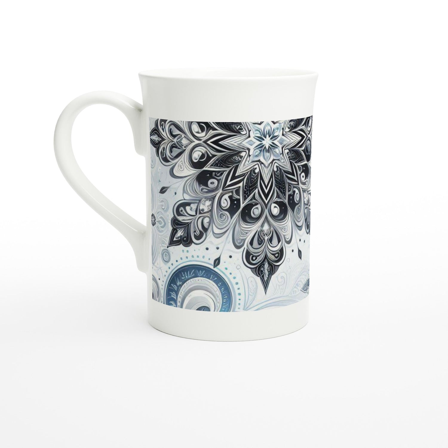 White 10oz Porcelain Slim Mug