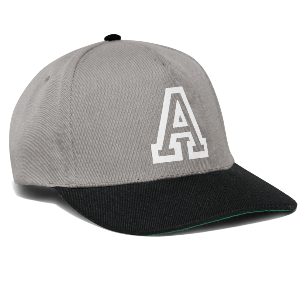 Snapback Cap - graphite/black