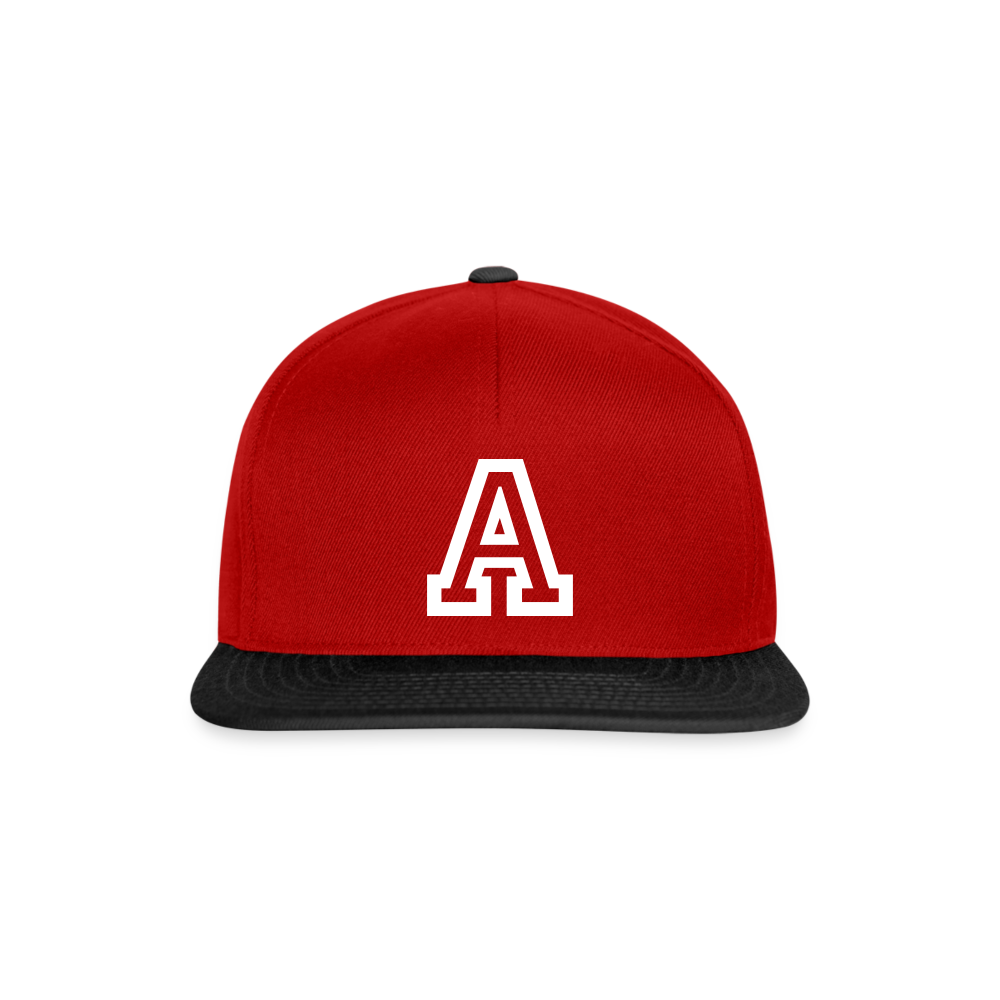 Snapback Cap - red/black