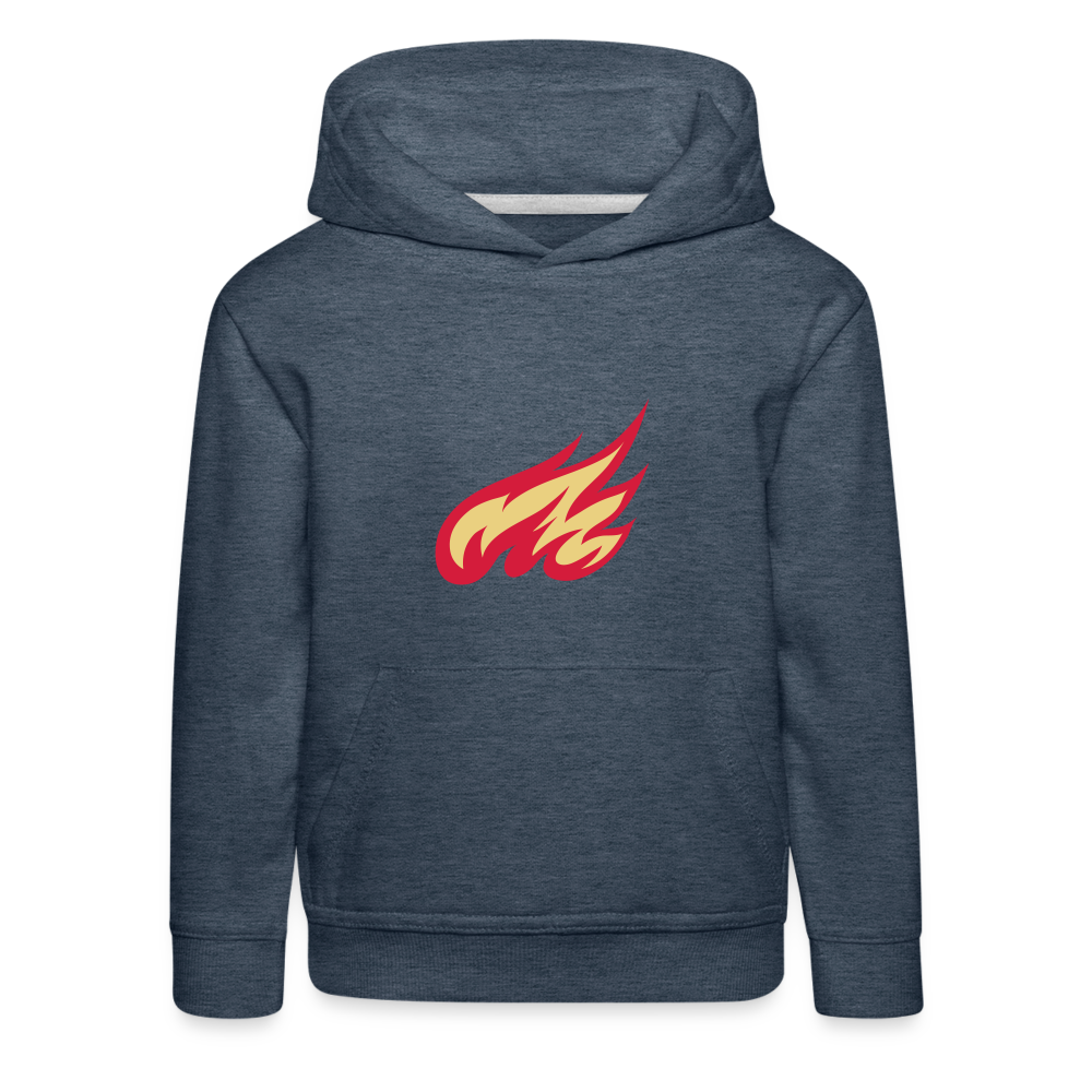 Kids' Premium Hoodie - heather denim
