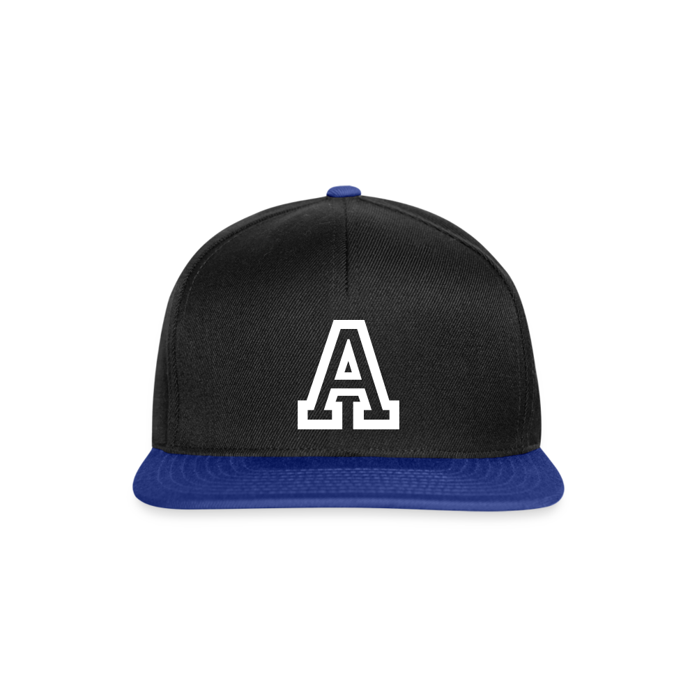 Snapback Cap - black/bright royal