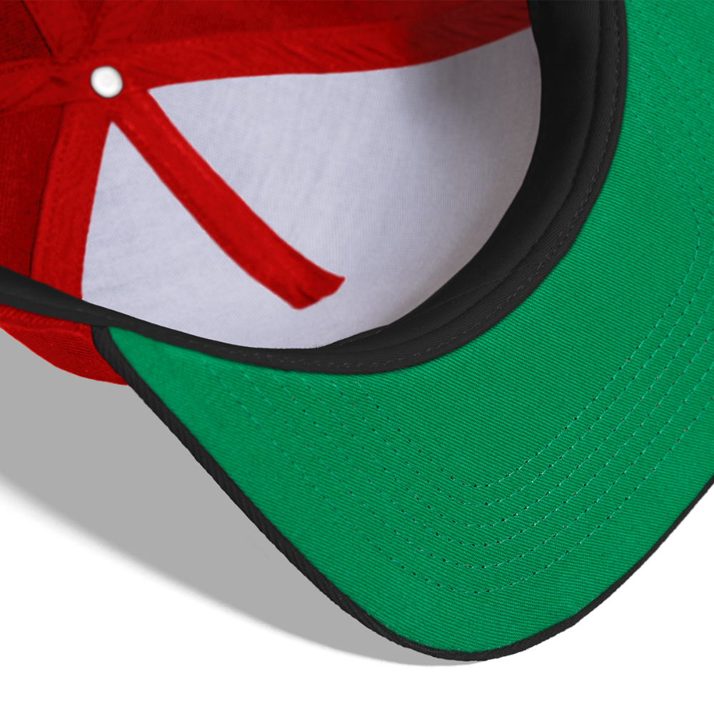 Snapback Cap - red/black