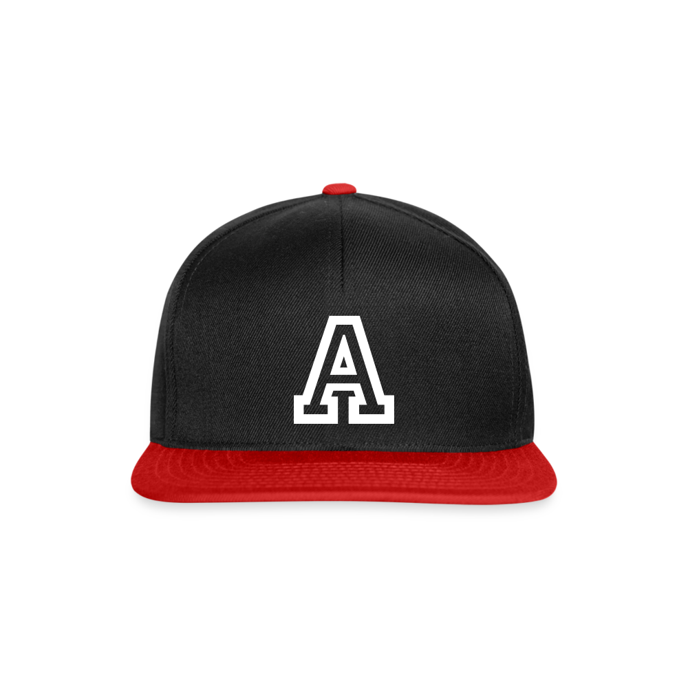 Snapback Cap - black/red